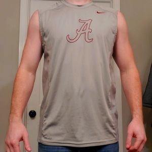 Nike Dri Fit Tank Top Large Alabama Crimson Tide